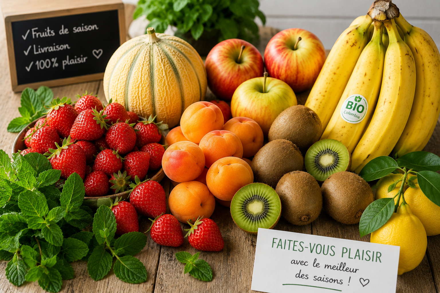 Fruits de saison 4 personnes