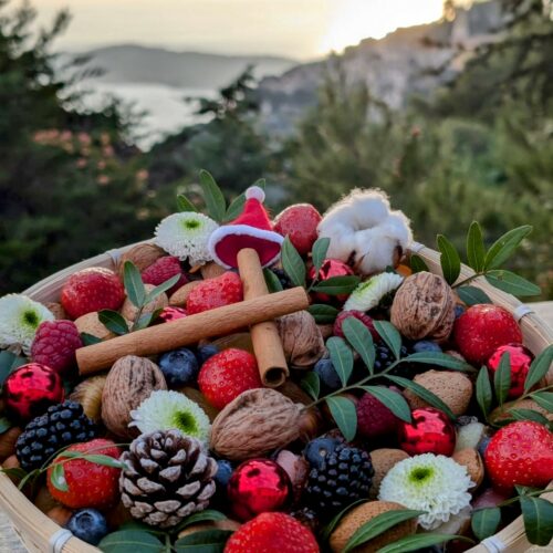 Plateau de fruits secs